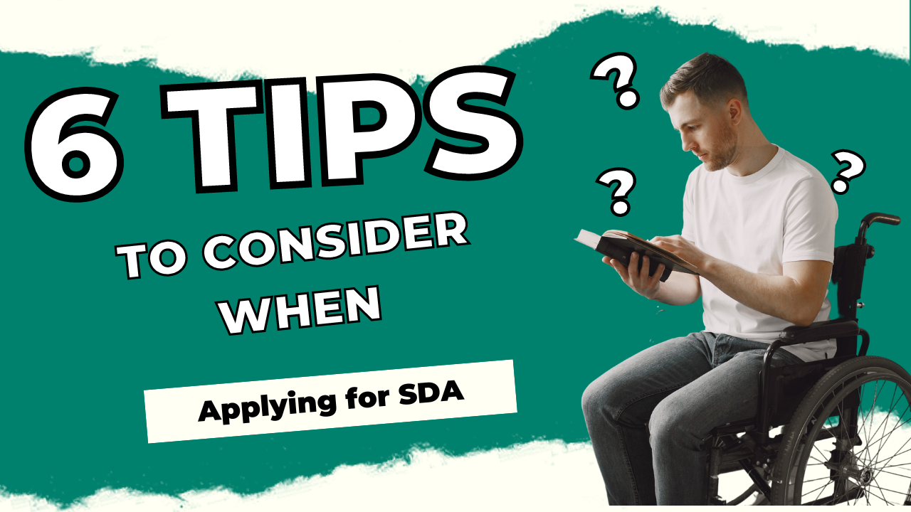 6 tips to consider when applying for SDA